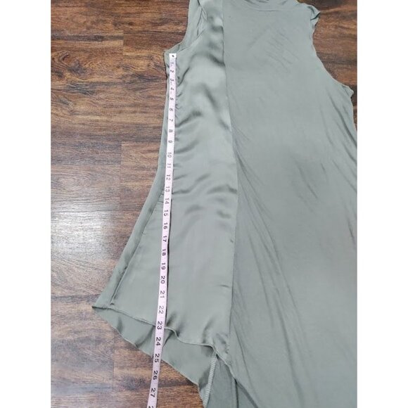 My Tribe Asymmetrical Raw Hem High Low Dress L - Picture 9 of 12